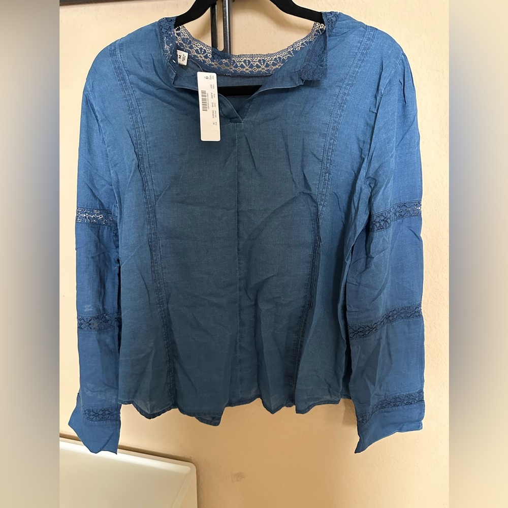Jcrew blue shirt
